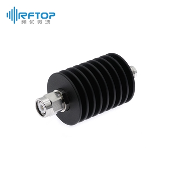 TNC同轴固定衰减器，DC-8.5GHz, 20W, 1-40dB，双向，公-母，圆形，接头铜镀三元合金 - R8T20-XX