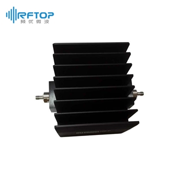 SMA大功率同轴固定衰减器，DC-18GHz, 100W, 6-60dB，双向，母-母，方形，接头不锈钢 - R18S100A-XX