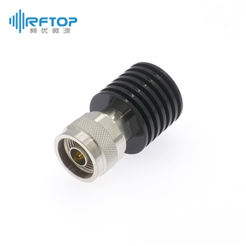 N公同轴负载, DC-18GHz, 10W, 圆形, 接头黄铜镀镍 - RT1810NM-NBA