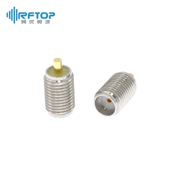 SMA母金属穿墙连接器, DC-18GHz, 尾针直径1.8mm - RC18SF-MD18