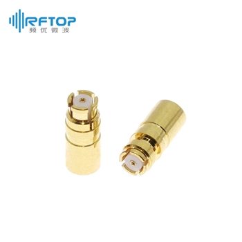 SMP(GPO)母头毫米波同轴负载，DC-40GHz，2W，圆形，铍铜镀金 - RT402SPF-2