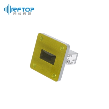 WR75(BJ120)波导短负载，9.84-15GHz，20W，方形，铝合金 - RWT7520