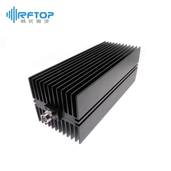 N大功率同轴固定衰减器，DC-4GHz, 500W, 10-60dB，单向，母输入，母输出，方形，接头铜镀三元合金 - R4N500FFUAH-XX