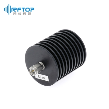 SMA同轴固定衰减器，DC-12.4GHz, 30W, 1-60dB，单向，公输入，母输出，圆形，接头不锈钢 - R12S30U-XX