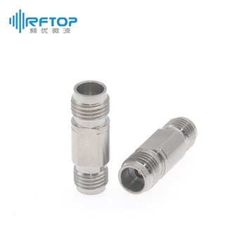 2.4mm母 转 2.92mm(K,SK)母 毫米波转接器|超优级(Ultra), DC-40GHz, 不锈钢 - RA4004H
