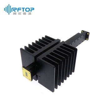 WR51(BJ180)大功率波导固定衰减器, 15-22GHz, 200W, 10-60dB, 单向, FBP180(UBR)正方形法兰, 矩形-RWA51200UA-XX