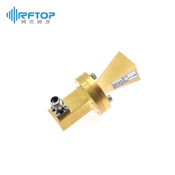 WR22(BJ400)标准增益喇叭天线|专业型, 同轴2.4mm母头输入, 32.9-50.1GHz, 增益15dBi, FUGP400圆形法兰, 正交- RWHA22U-15