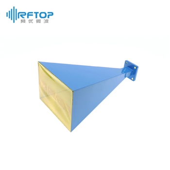 WR75(BJ120)标准增益喇叭天线|专业型, 9.84-15GHz, 增益20dBi, FBP120(UBR)正方形法兰- RWHA75-20