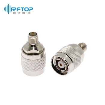 RP-SMA反极母头 转 RP-TNC公头 转接器|经济型, DC-6GHz, 黄铜镀镍- RA06S24-NBA-LR