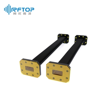 WR75(BJ120)无缝软波导, 9.84-15GHz, FBP320(UBR)正方形法兰, 铜合金- RWGFS75-L