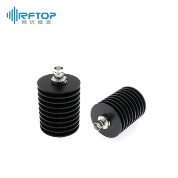 BNC中功率同轴固定衰减器|专业型, DC-3GHz, 25W, 1-50dB, 双向, 母头-母头, 圆形, 接头铜镀三元合金- R3B25FF-XX