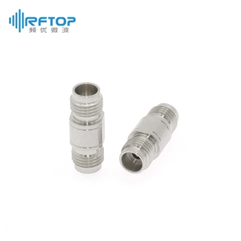 2.4mm母头 转 2.4mm母头 毫米波转接器|普军级, DC-50GHz, 不锈钢- RA5001-2