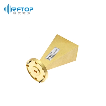 WR19(BJ500)标准增益喇叭天线|专业型, 39.2-59.6GHz, 增益20dB, FUGP500圆形法兰 - RWHA19-20