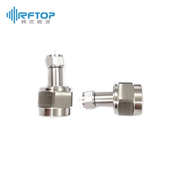 N公头 50Ω 转 F公头 75Ω 阻抗转换器|精密型, DC-3GHz, 不锈钢+黄铜镀镍- RAMP03N09