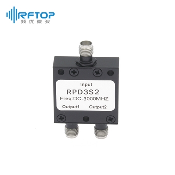 SMA一分二电阻式功分器|专业型, DC-3GHz, 2W, 接头铜镀三元合金 - RPD3S2