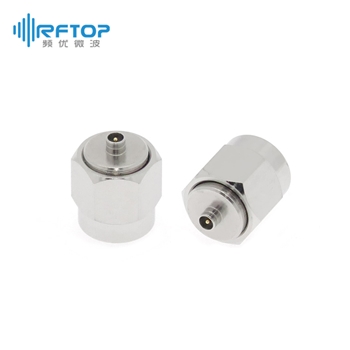 SMA公头 转 IPEX公头 转接器|经济型, DC-6GHz, 不锈钢, 一代孔径1.94(φ)- RA06S15-1