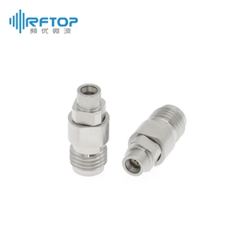 2.92mm母头 转 SSMP(GPPO,SMPM)公头 全擒纵 毫米波转接器|普军级, DC-40GHz, 不锈钢- RA4022-2