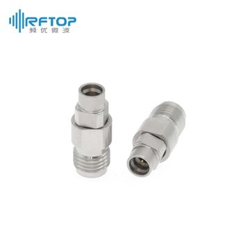 2.92mm母头 转 SMP(GPO)公头 半擒纵 毫米波转接器|普军级, DC-40GHz, 不锈钢- RA4014-2