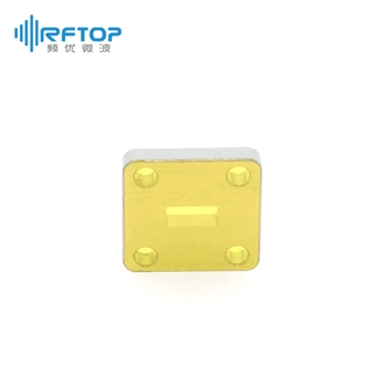 WR28(BJ320)毫米波1/4波定长块, 26.3-40GHz, FBP320方形平法兰, 铜合金- RWGQL28