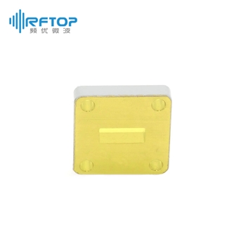 WR42(BJ220)1/4波定长块, 17.6-26.7GHz, FBP220(UBR)正方形法兰, 铜合金- RWGQL42