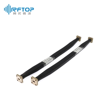WR28(BJ320)可扭毫米波软波导, 26.5-40GHz, 75W, FBP320(UBR)正方形法兰, 黄铜- RWGFT28-L