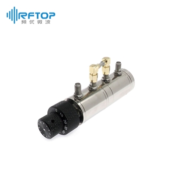 SMA旋转可调衰减器|经济型, DC-6GHz, 2W, 0-70dB, 1dB步进, 双向, 母头-母头, 圆形, 接头不锈钢, 串联式- RAS6S2-70-1