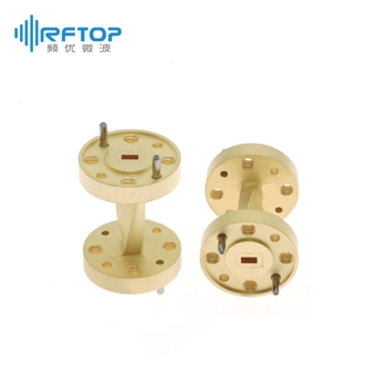 WR12(BJ740)毫米波扭波导, 60-90GHz, FUGP740圆形法兰, 铜镀金- RWGT12-L