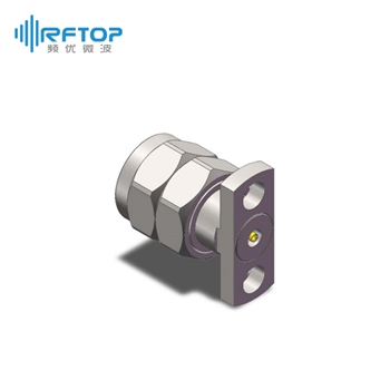 2.4mm公头2孔法兰毫米波可拆卸连接器, DC-50GHz, 安装孔距8.6mm- RC50UM-UF2D07-XX