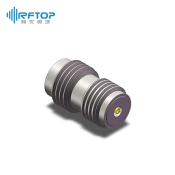 2.4mm母头穿墙毫米波金属穿墙连接器, DC-50GHz, 尾部螺纹规格M6X 0.75-6g- RC50UF-MYD02-XX