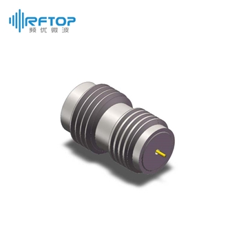 2.4mm母头穿墙毫米波金属穿墙连接器, DC-50GHz, 尾部螺纹规格M6X 0.75-6g- RC50UF-MYD02D-XX