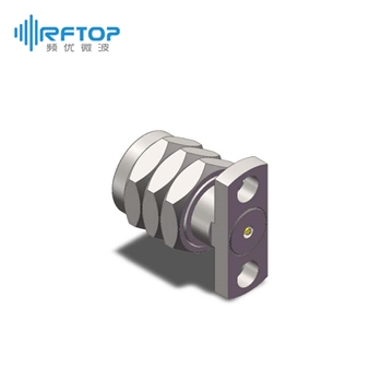 1.85mm公头2孔法兰毫米波可拆卸连接器, DC-67GHz, 安装孔距8.9mm- RC67VM-UF2D06-XX