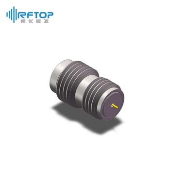 1.85mm母头穿墙毫米波金属穿墙连接器, DC-67GHz, 尾部螺纹规格M6X 0.75-6g- RC67VF-MYD02D-XX