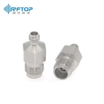 1.0mm母头 转 2.4mm母头 毫米波转接器|普军级, DC-50GHz, 不锈钢- RA5012-2