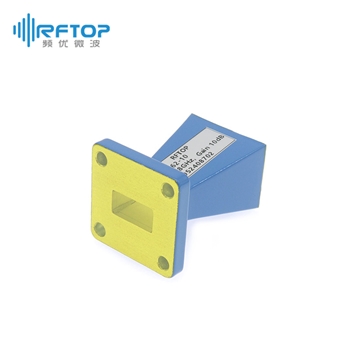 WR62(BJ140)标准增益喇叭天线|专业型, 11.9-18GHz, 增益10dB, FBP140(UBR)正方形法兰- RWHA62-10