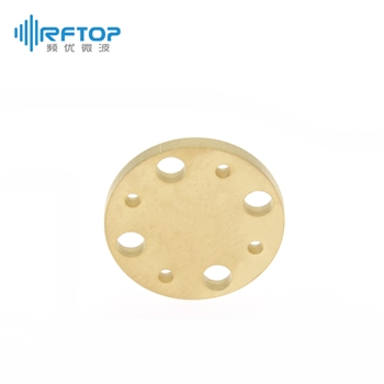 WR10(BJ900)毫米波短路块, 73.8-112GHz, FUGP900圆形法兰, 铜镀金- RWGSC10