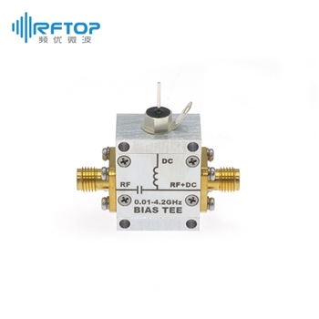 SMA母头 转 SMA母头 偏置器, 10MHz-4.2GHz, DC 50V，2A, 黄铜镀金- RBT4S50-2A