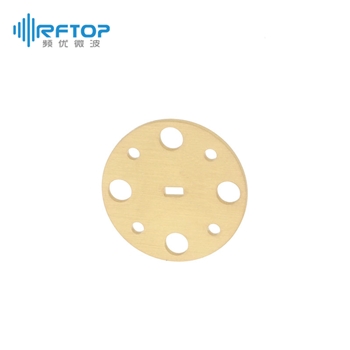 WR10(BJ900)毫米波1/4波定长块, 73.8-112GHz, FUGP900圆形法兰, 铜镀金- RWGQL10