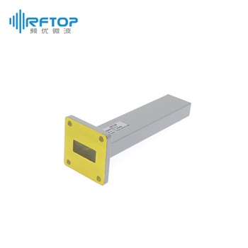 WR90(BJ100)中功率波导短负载, 8.2-12.5GHz, 25W, FBP100(UBR)正方形法兰, 矩形- RWT9025