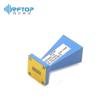 WR42(BJ220)标准增益喇叭天线|专业型, 17.6-26.7GHz, 增益10dB, FBP220(UBR)正方形法兰- RWHA42-10