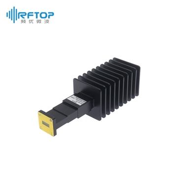 WR42(BJ220)大功率波导负载, 17.6-26.7GHz, 100W, FBP220方形平法兰, 矩形, 腔体铜合金 - RWT42100