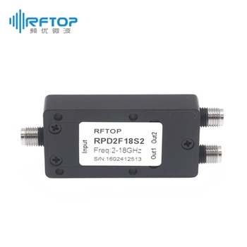 SMA一分二微带式功分器|专业型, 2-18GHz, 20W, 接头不锈钢- RPD2F18S2