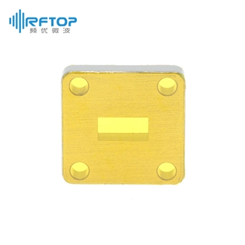 WR34(BJ260)毫米波1/4波定长块, 21.7-33GHz, FBP260方形平法兰, 铜合金- RWGQL34