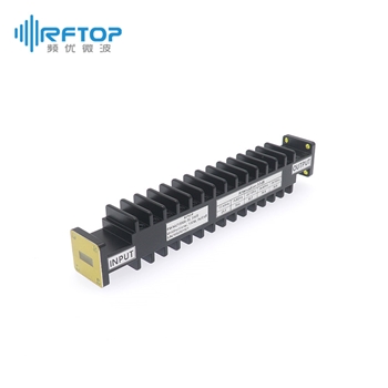 WR42(BJ220)大功率波导固定衰减器|专业型, 17.6-26.7GHz, 100W, 10-60dB, 单向, FBP220方形平法兰, 矩形, 波导主体铝合金- RWA42100UA-XX