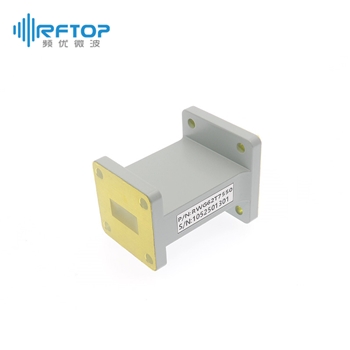 WR62(BJ140) 转 WR75(BJ120)过渡波导, 11.9-18GHz, FBP140方形平法兰/FBP120方形平法兰- RWG62T75-L