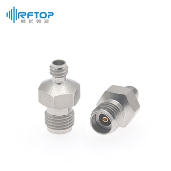 1.0mm母头 转 2.92mm(K,SK)母头 毫米波转接器|普军级, DC-40GHz, 不锈钢- RA4041