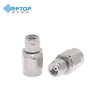 1.0mm公头 转 2.92mm(K,SK)公头 毫米波转接器|普军级, DC-40GHz, 不锈钢- RA4042