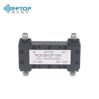 SMA 90° 3dB电桥, 2-18GHz, 30W, 不锈钢- RDCBA2F18S