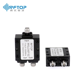 SMA一分二LC功分器, 5-1000MHz, 1W, 接头铜镀三元合金- RPDLCM5F1S2