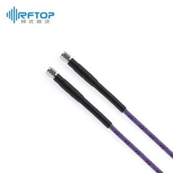 1.85mm公 转 1.85mm公 毫米波高性能铠装电缆组件|精密型, 带铠甲, DC-67GHz, 配接RCT260电缆/RCP500铠甲 , 线径5mm - RCP500-VMVM-L