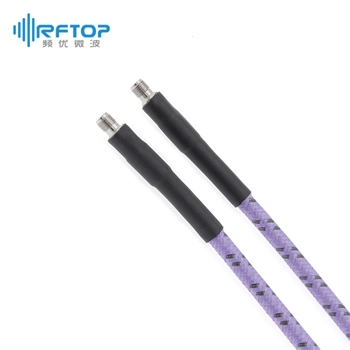 2.92mm(K,SK)母 转 2.92mm(K,SK)母 毫米波高性能铠装电缆组件|精密型, 带铠甲, DC-40GHz, 配接RCT360电缆/RCP600铠甲 , 线径6mm - RCP600-KFKF-L